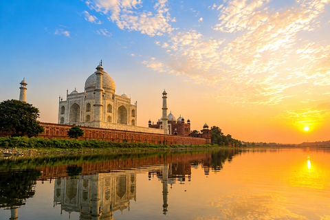 Agra: Evening Guided Tour with Sunset View of the Taj Mahal Agra: Evening Tour with Sunset View of the Taj Mahal