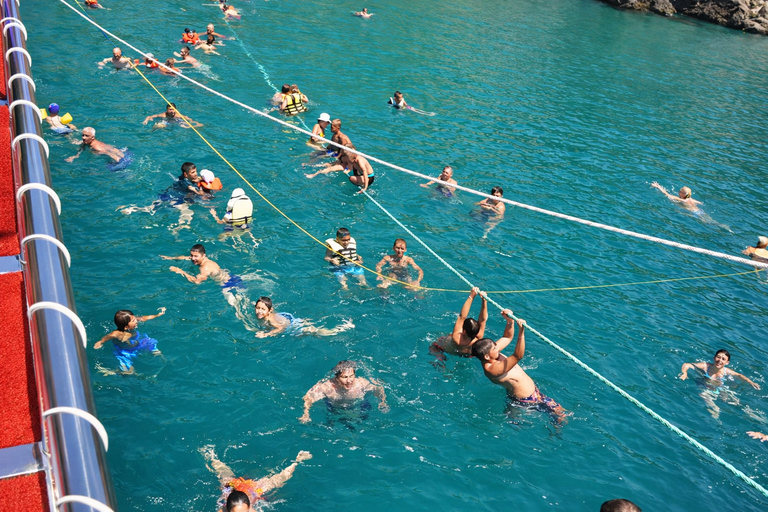 Alanya: Pirate Boat Adventure with Lunch & Soft Drinks