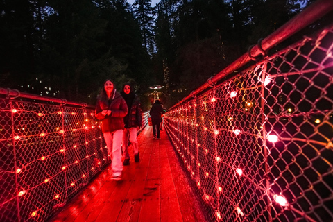 Capilano Suspension Bridge Canyon Lights Holiday Tour