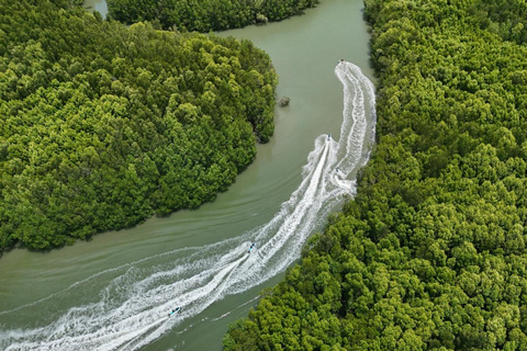 Złoty pakiet Mangrove Jet Ski Tour Darmowy film z dronaOpcja podwójnego skutera wodnego