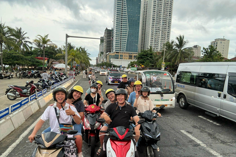 Excursão turística de meio dia à cidade de Da Nang em motaPasseio de mota