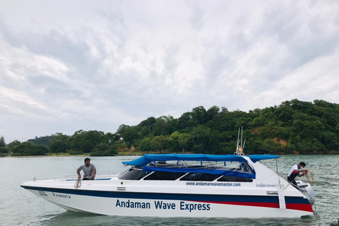 Phuket: Direct Speedboat to Krabi/Aonang vice versa with car Aonang: Direct Speedboat to Phuket with transfer