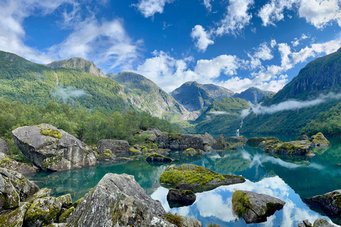 Bergen: Bondhus gletsjermeer in nationaal park Folgefonna