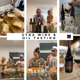 Giardini Naxos, Taormina: Wein- und Ölverkostung im Ätnatal