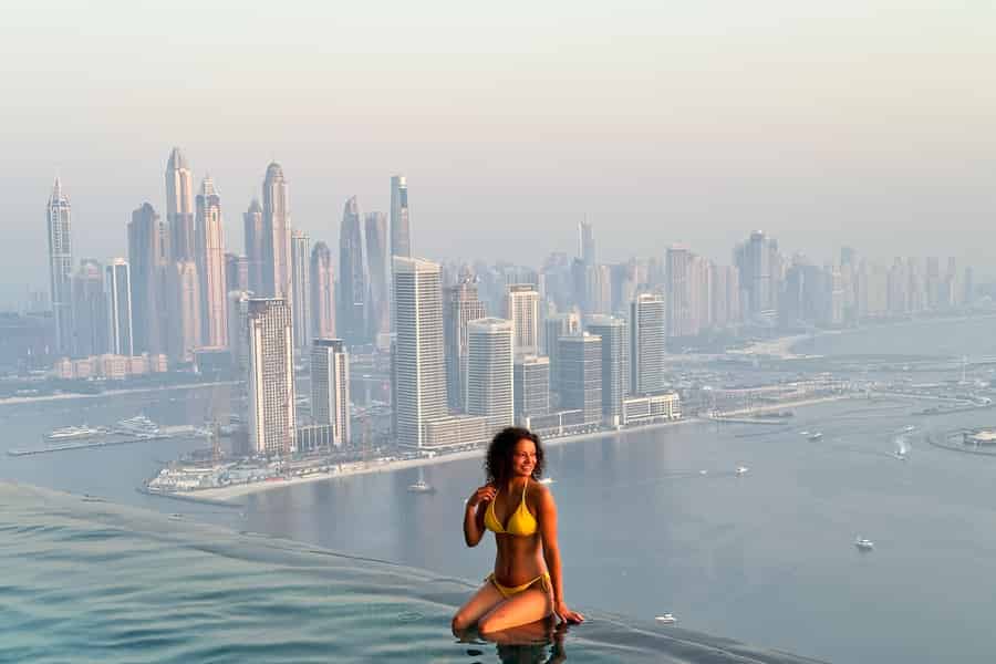 Dubai: Zugang zum Sky Pool und zum Palm Observatory