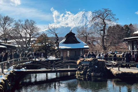 Tokyo: Fuji Fuji-berget, Arakura Sengen Park, Oshino Hakkai BussturFrån Shinjuku till Fuji-berget kl. 8:30