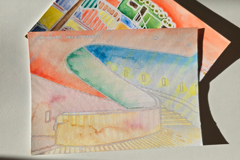 Aquarellmalerei-Erlebnis im künstlerischen MünchenPrivate Tour: Englisch, Deutsch oder Spanisch