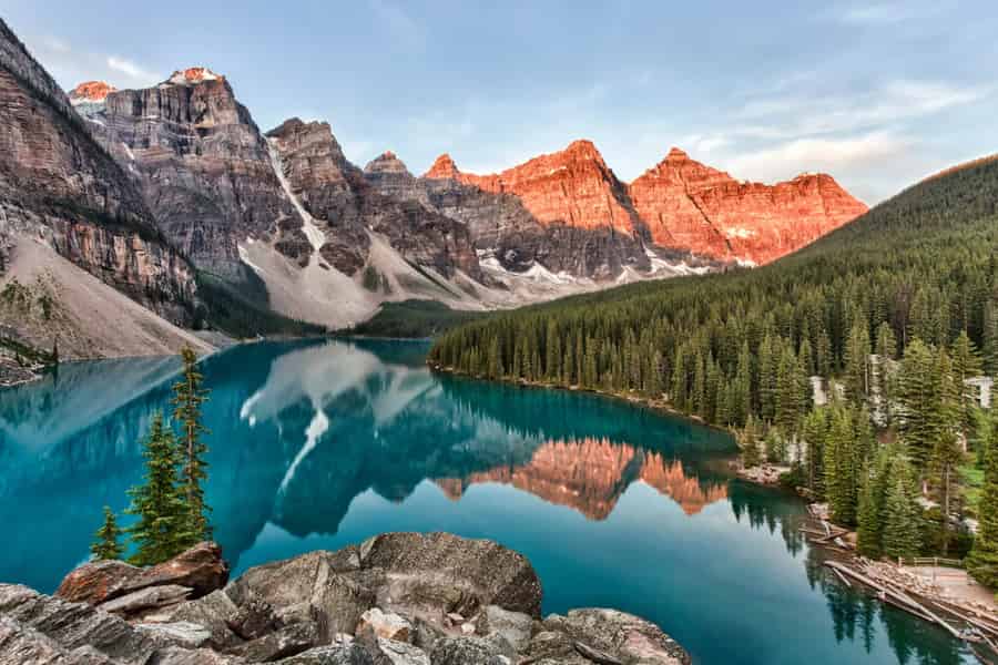 Ab Banff/Canmore: Moraine Lake, Lake Louise & Johnston Canyon. Foto: GetYourGuide
