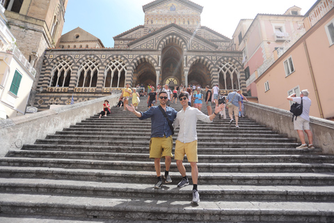 Från Rom: Dagsutflykt till Amalfi och Pompejis arkeologiska park