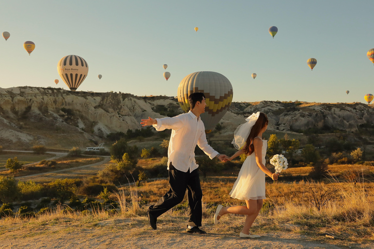 Visite de la zone photo de la Cappadoce en montgolfière