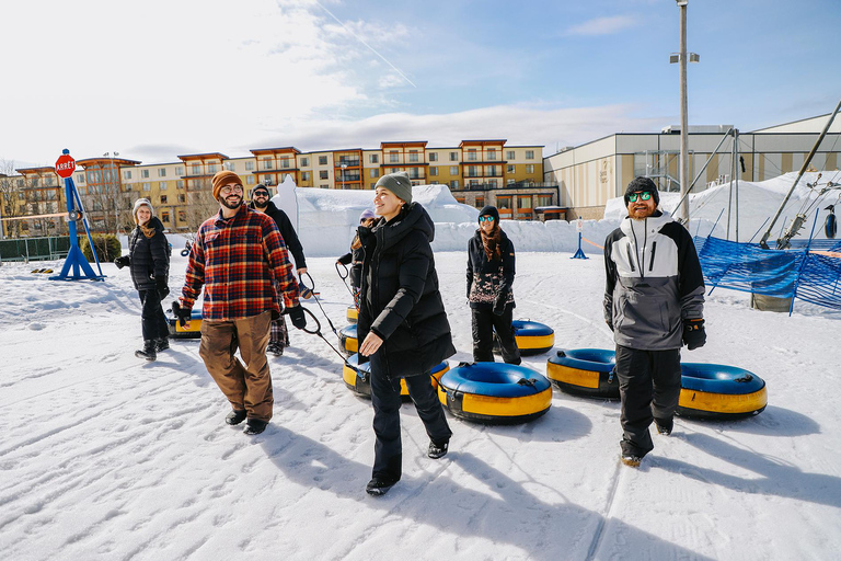 Quebec Stad: Snow Tubing bij Village Vacances ValcartierQuebec City: snowtubing bij Village Vacances Valcartier