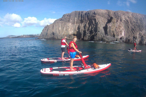 Lanzarote: Electric Paddle Surf and Snorkel Excursion at Papagayo Beach Lanzarote, Individual Electric Paddle Surf and Snorkel Excursion in Papagayo