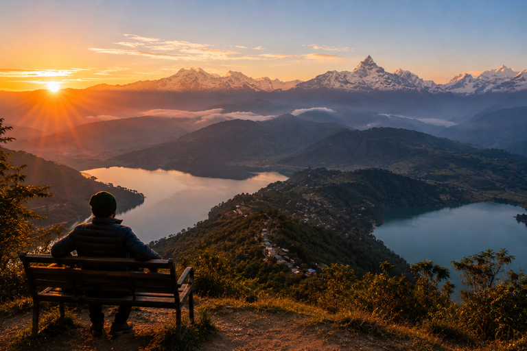 From Pokhara: Rupakot Day Hike with Twin Lakes & Himalayas