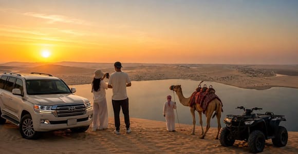 Doha: Desert Safari, Dune Bashing, and Sandboarding