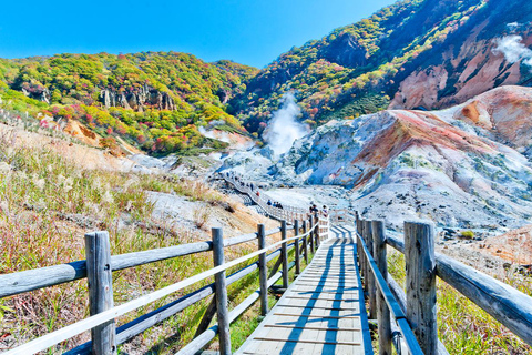 Hokkaido Noboribetsu Toya-ko Otaru Dagvullende tourOostelijk hotel Sapporo