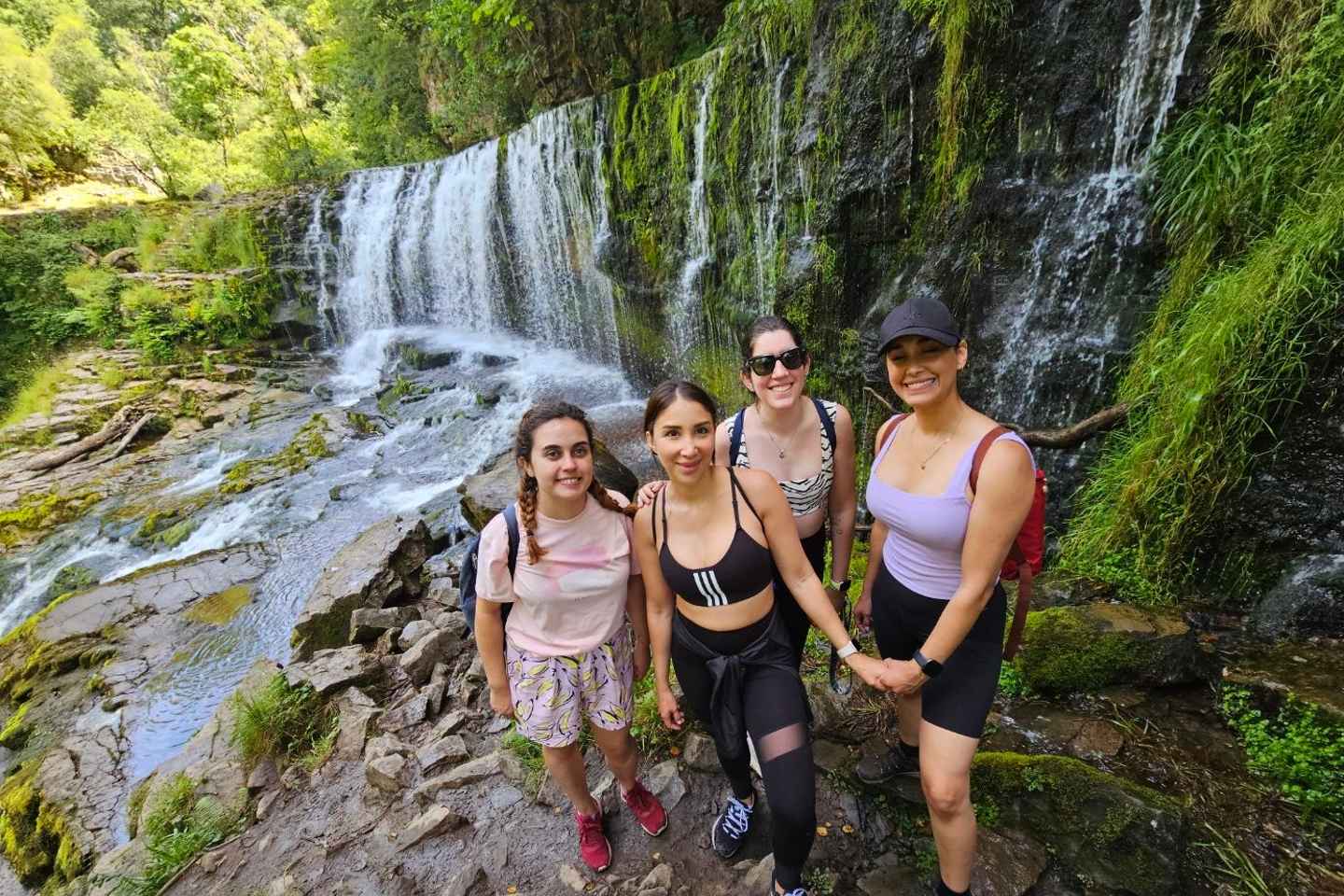 Guided Breacon Beacons 4 waterfalls in day hike from Cardiff