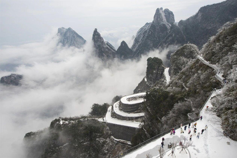 Tianmen Mountain with Tujia Brocade & Sandstone Art Tour Package 1 – Downtown Pickup