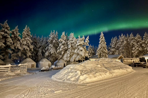 Levi: Northern Lights Yurt Dinner & Arctic Village