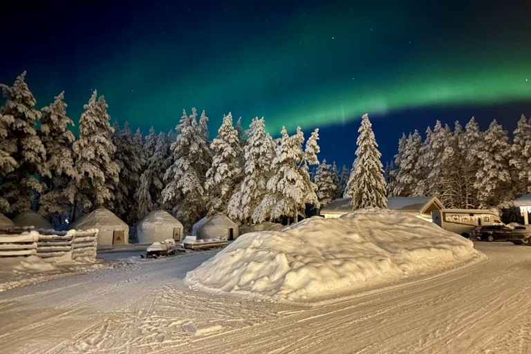 Levi: Northern Lights Yurt Dinner & Arctic Village
