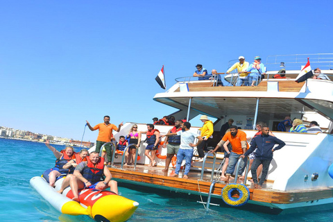 Ganztägige Schnorchel- und Inseltour mit LuxuskreuzfahrtRuhige Flucht auf die Insel Mahmya