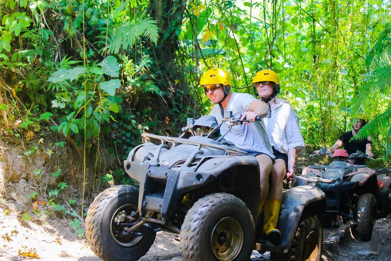Ubud: ATV Quad Bike, Rafting, Tubing With Shuttle Hotel Rafting River Adventure & Single ATV meet In Meeting point