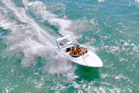 Cancun : Aventure en bateau rapide et observation des crocodiles