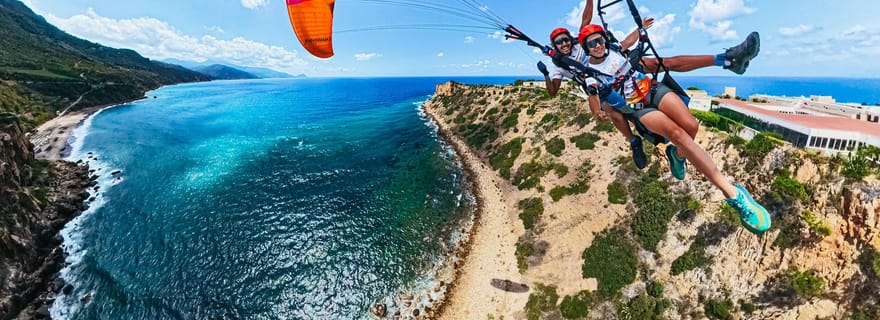 Palerme : Vol en parapente en tandem et vidéo GoPro13, photos
