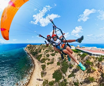 Palermo: Voo duplo de parapente e GoPro13 Vídeo, fotos