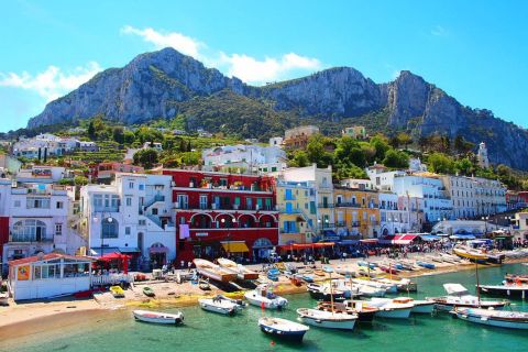 Van Napels: dagtour naar het eiland Capri met lunch