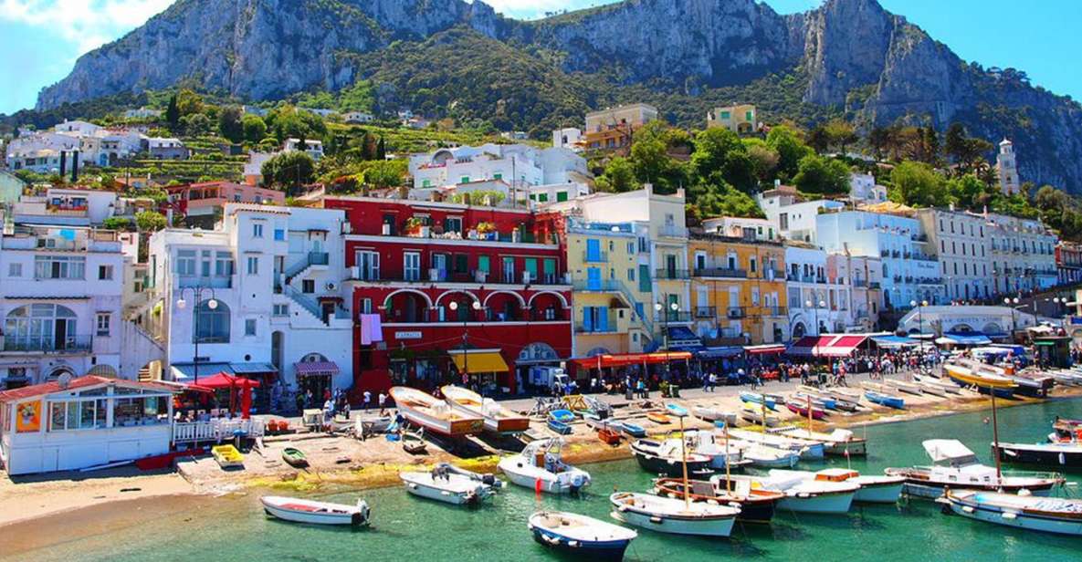 Desde Nápoles: tour de 1 día a la isla de Capri con almuerzo