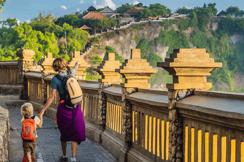 Bali: Heldags vattensport med Uluwatu-tur