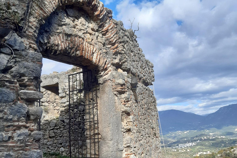 From Tirana: Pëllumbas Cave hiking & Petrelë Castle tour