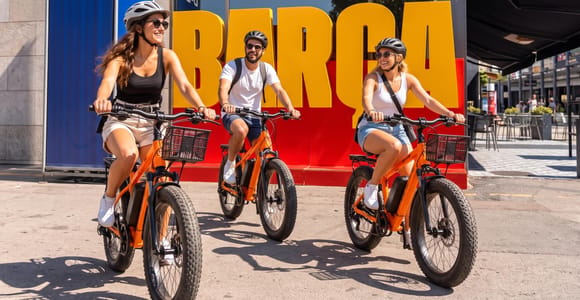 Barcelona: City Highlights and Camp Nou Guided E-Bike Tour