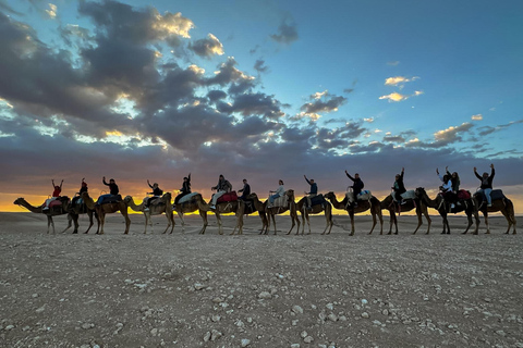 Marrakech: Agafay Desert Camel Ride with Dinner & Show