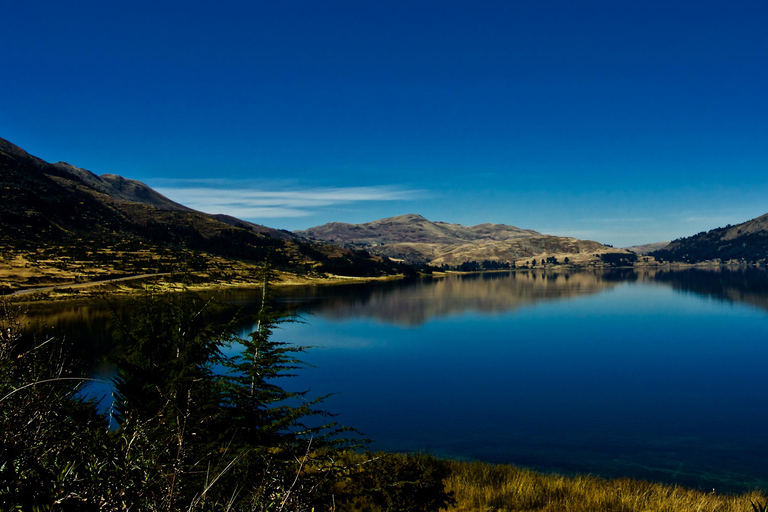 From Cusco: 4 Lagoons and Queshuachaca Bridge Tour