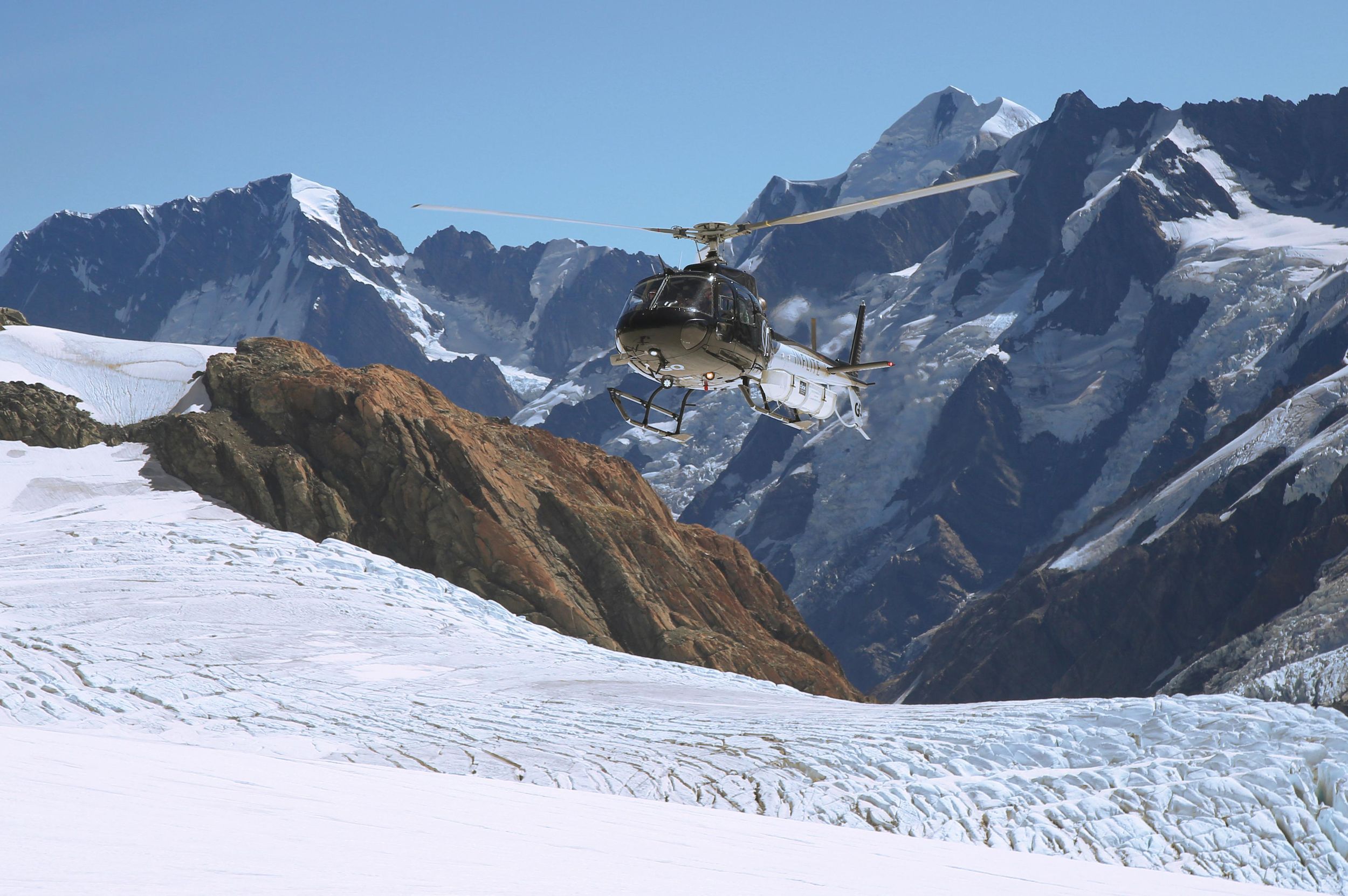 Franz Josef: 30-minütiger Flug Franz Josef & Tasmanische Gletscher