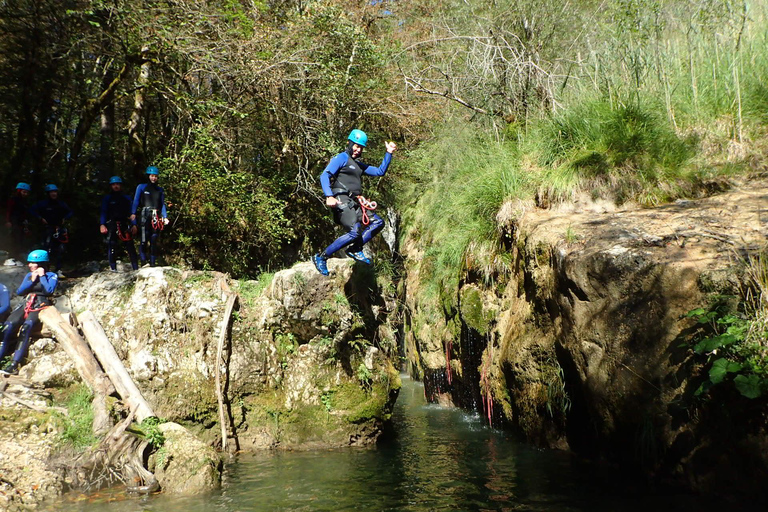 Bauges Massif: Canyoning at the Devil's Bridge