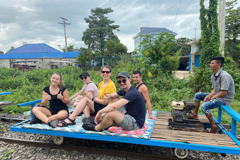 Battambang: Bamboo Train, City Tour, Home Lunch and Bat Cave