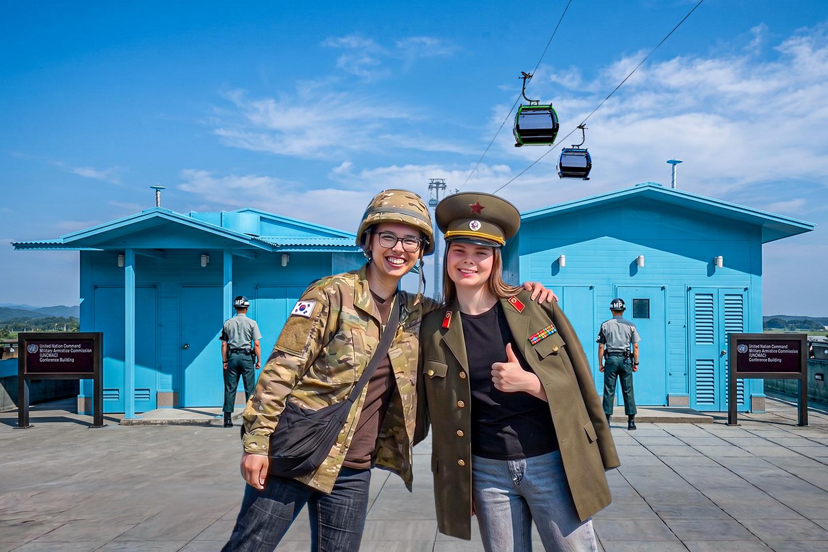Ab Seoul: DMZ-Tour und Gondel (JSA-Fotozone) oder Hängebrücke