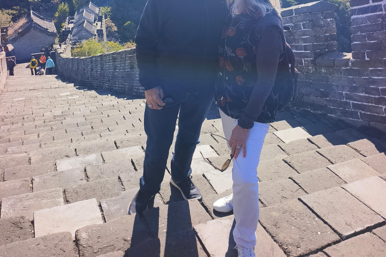 Beijing: Mutianyu Great Wall+Ming Tombs Private Tour Private car with Basic English-speaking driver