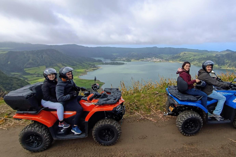 Sete Cidades : ATV Quad Tour : Wycieczka półdniowa2 osoby do 1 quada