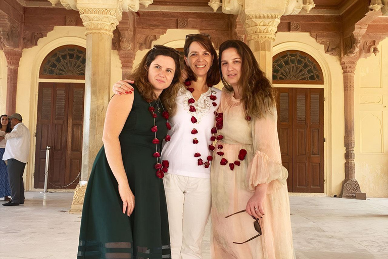 Jaipur : Marché aux fleurs, Fort d&#039;Amber, Temple des singes et visite de la villeVisite guidée sans guide