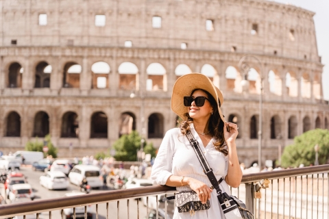 Rome: Photographe personnel de voyage et de vacances2 heures et 60 photos: 2 ou 3 lieux