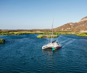 Curacao: Sunset Catamaran Cruise with Open Bar