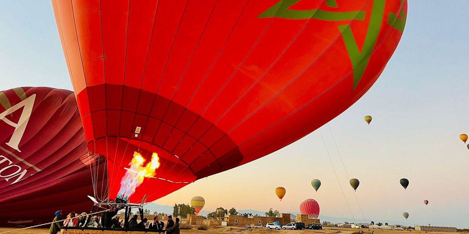 Marrakech: Hot Air Balloon Ride with Breakfast & Transfer