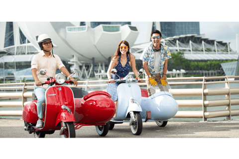 Em Singapura: Passeio de Vespa Sidecar em Kampong Glam e Civic DistrictKampong Glam &amp; The Civic District 120mins Tour