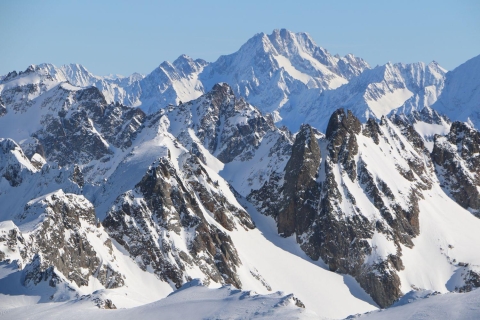 Suiza: Tour privado de un día de esquí para cualquier niveltour de día completo de 12 horas