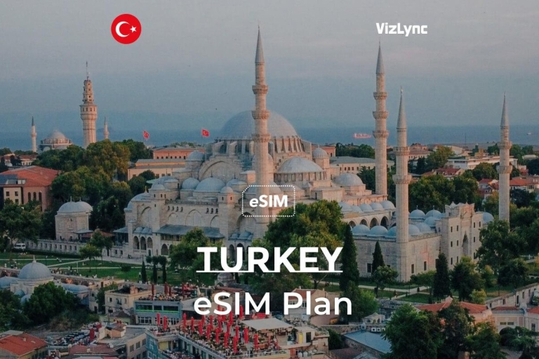 Turkey Premium eSIM | High Speed Mobile data plan Turkey eSIM Plan For 30 Days With 50 GB High Speed Data
