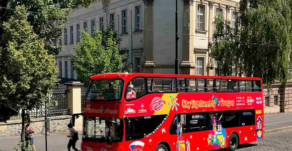 Prague: City Sightseeing HOHO Bus Tour & Optional Boat Tour