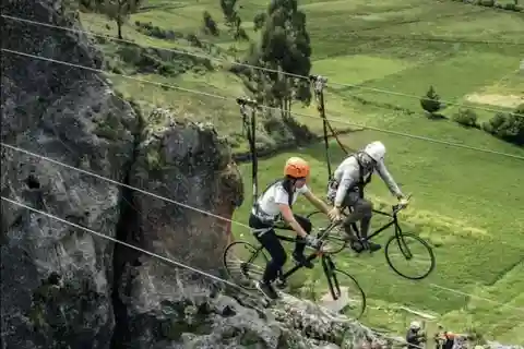 Cusco: Tour de Aventura em Cachimayo com Skybike e Via Ferrata